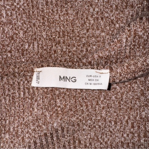 Mango Metallic Ribbed Crop Top - Picture 5 of 5